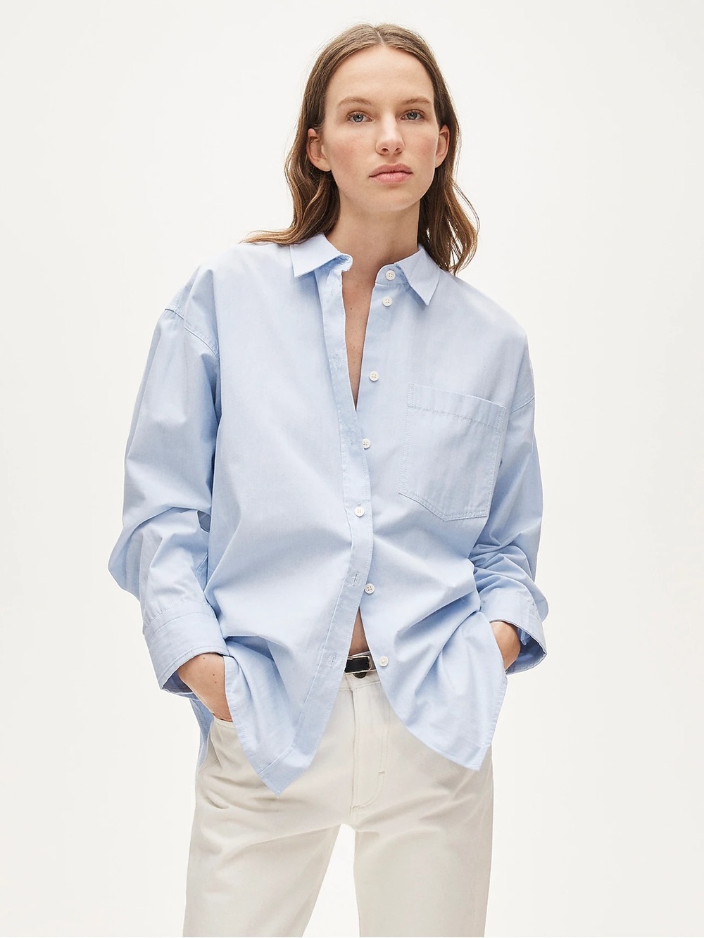 J. Crew Étienne oversized button-up shirt in lightweight oxford